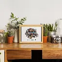 🌳 Collage Photo Arbre Généalogique Personnalisé – Cadeau Sentimental pour Famille