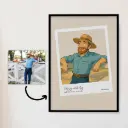 🎨 Portrait Personnalisé d’Homme en Style Cartoon